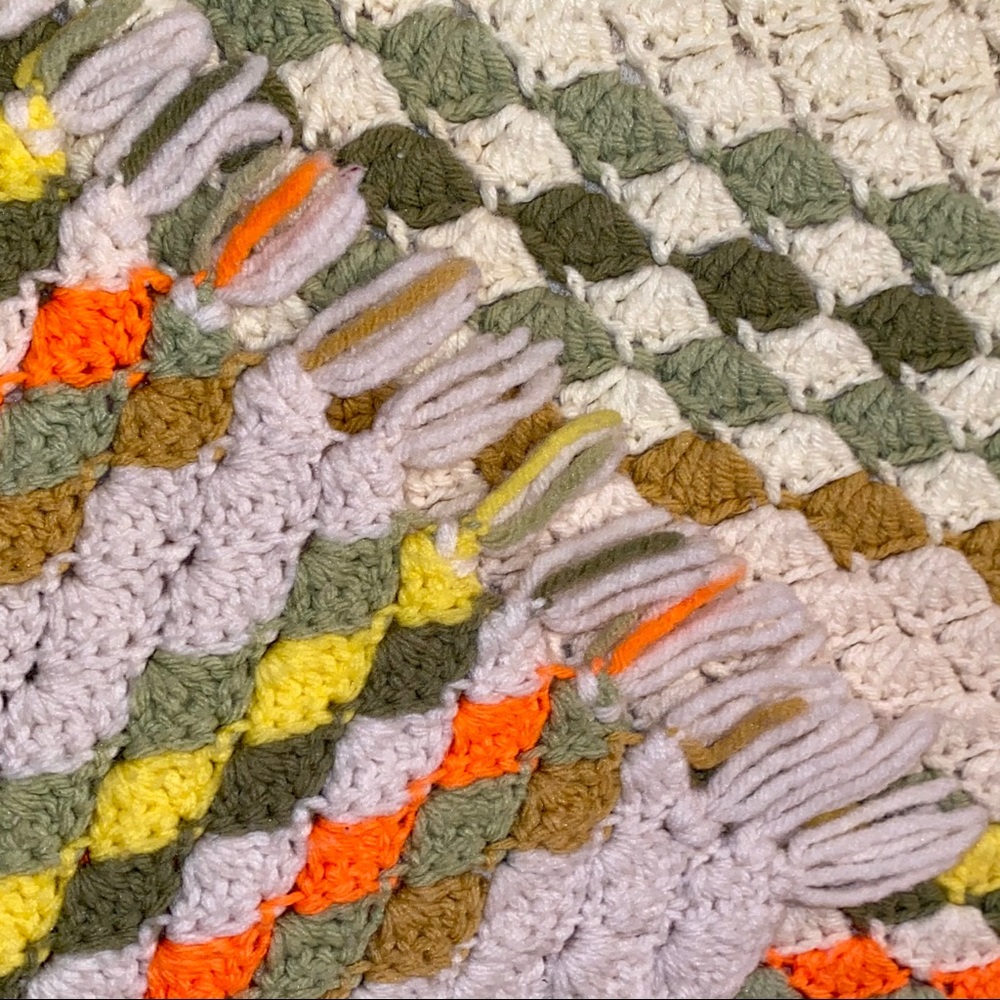 HANDMADE afghan blanket - Picture 3 of 7